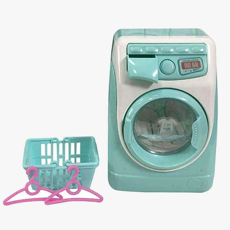 Mini Pretend Play Simulation Washing Machine