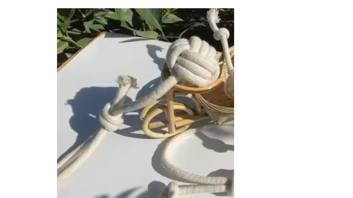 Natural White Cotton Rope Tugs