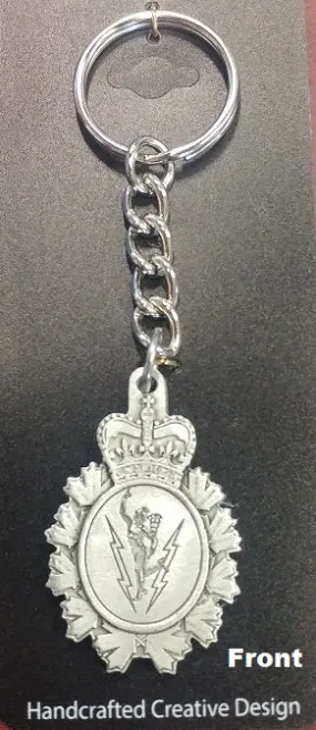 Pewter Keychain - C&E/CFB Kingston Crest