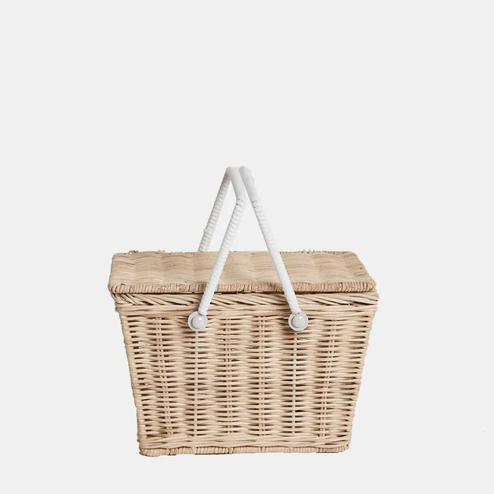 Handcrafted Piki Rattan Straw Basket - Eco-Friendly Storage Solution