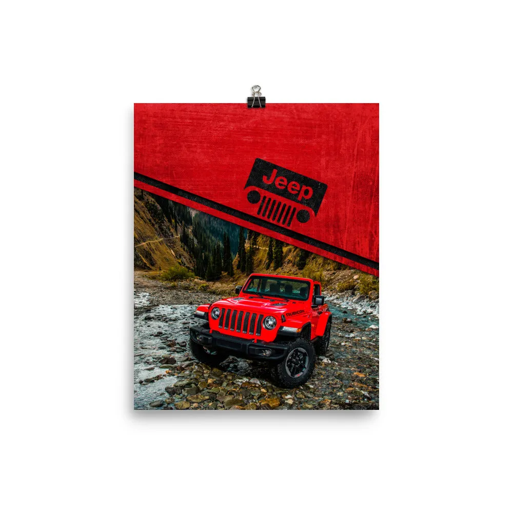 Poster - Off Road Jeep