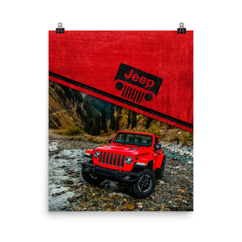 Poster - Off Road Jeep