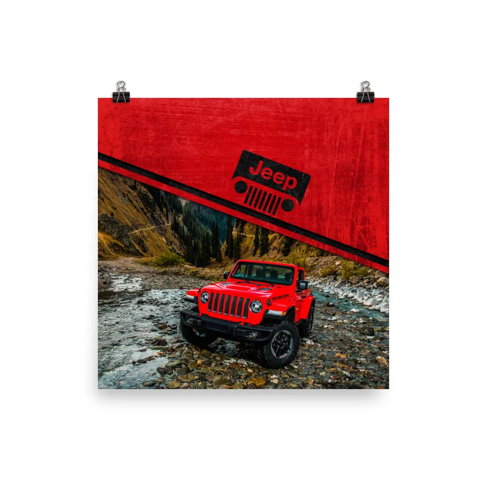 Poster - Off Road Jeep