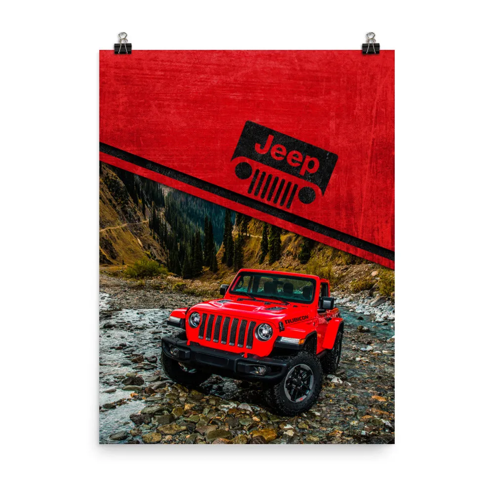 Poster - Off Road Jeep