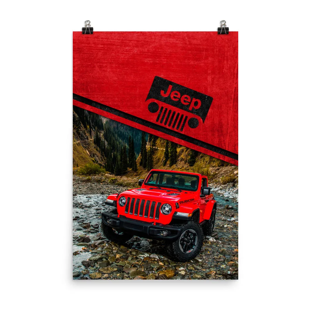 Poster - Off Road Jeep