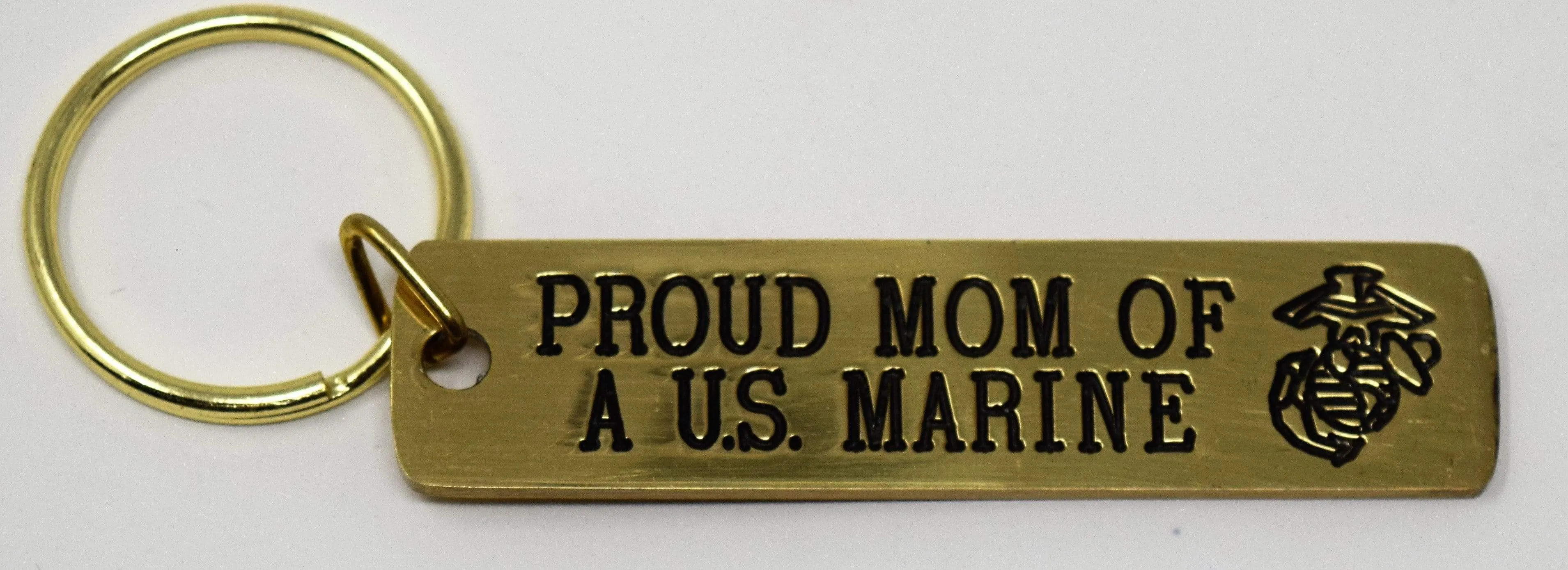 Proud ___ Of A Marine Gold Bar Keychain