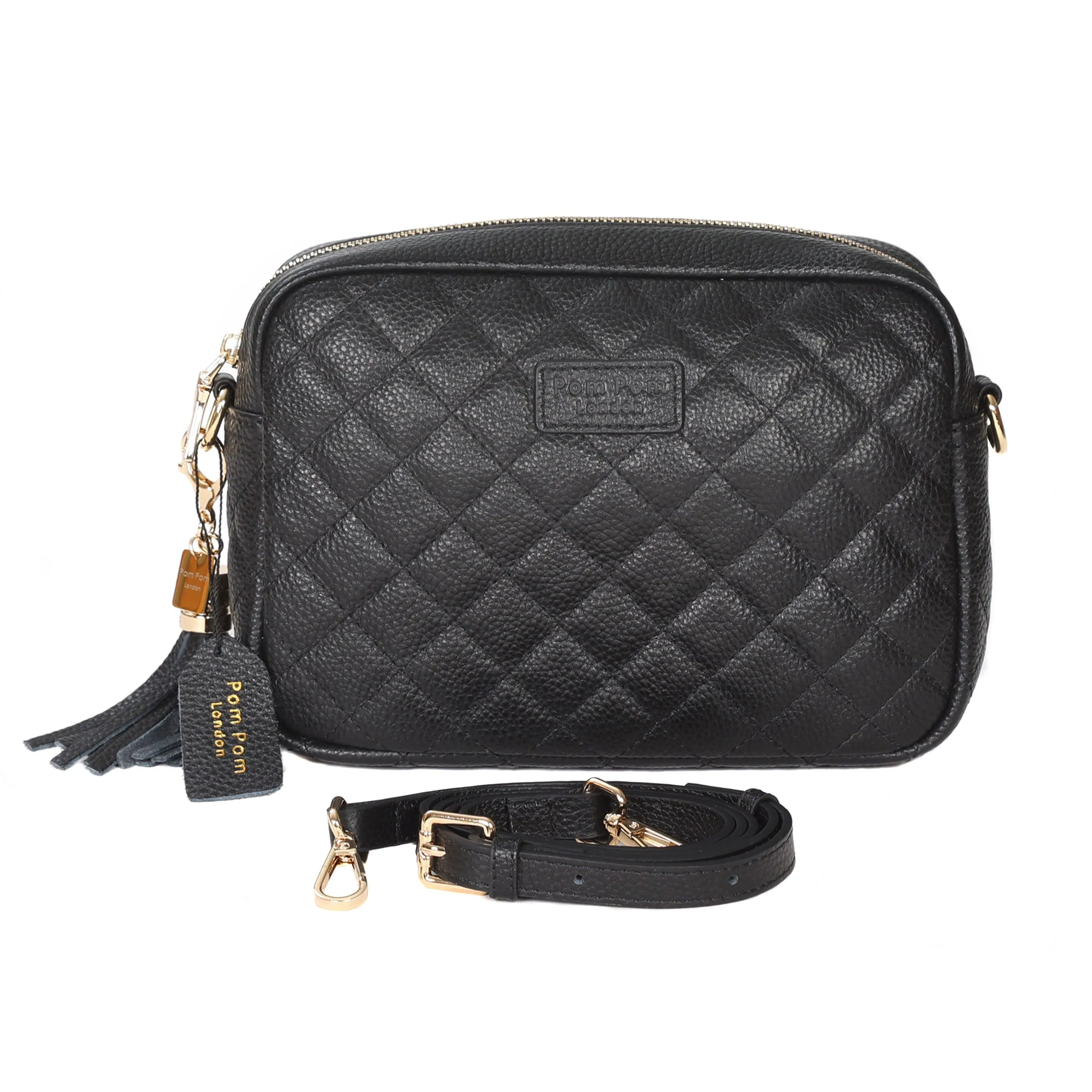 Quilted City Bag Black & Accessories