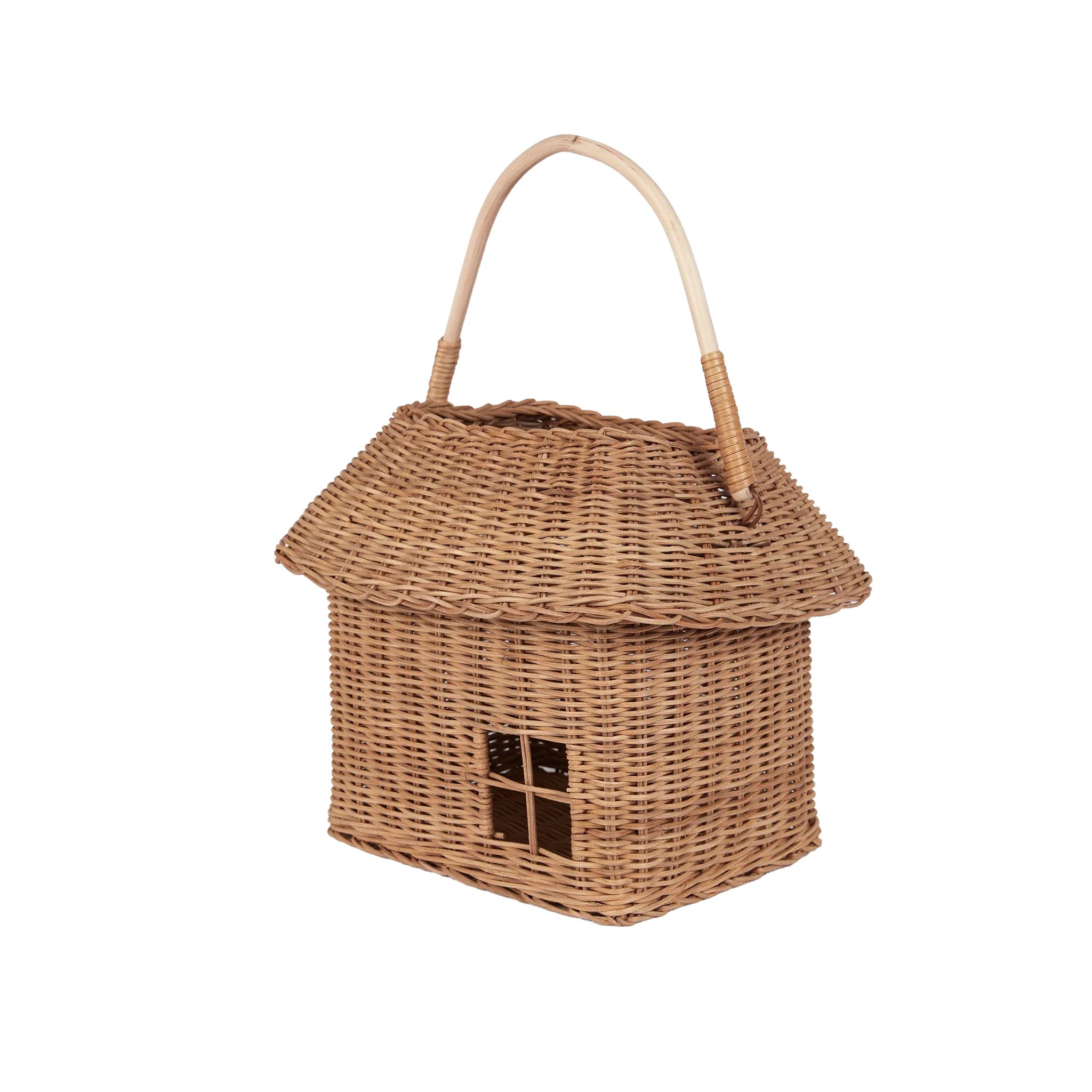 Rattan Hutch Big  Basket