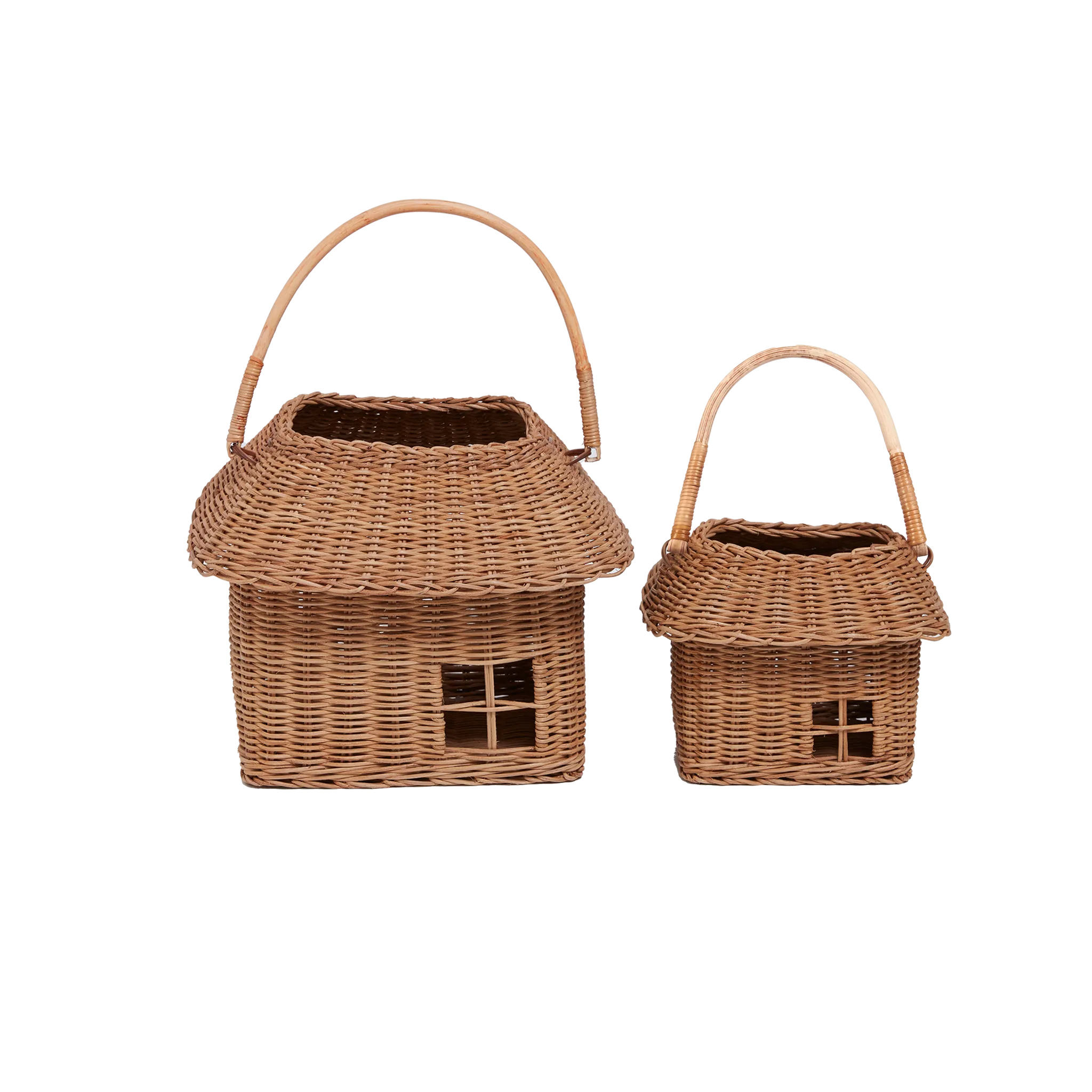 Rattan Hutch Big  Basket