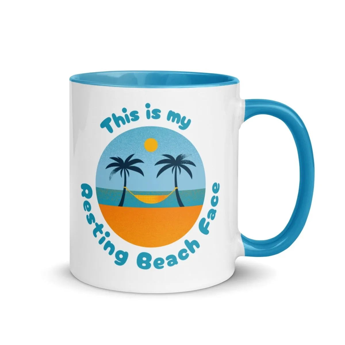 Resting Beach Face Mug