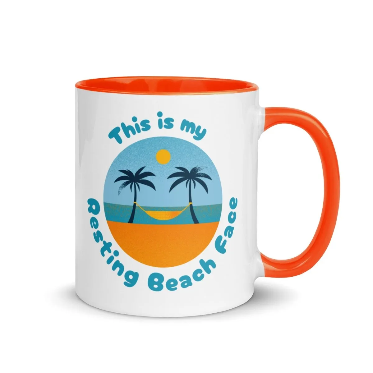 Resting Beach Face Mug