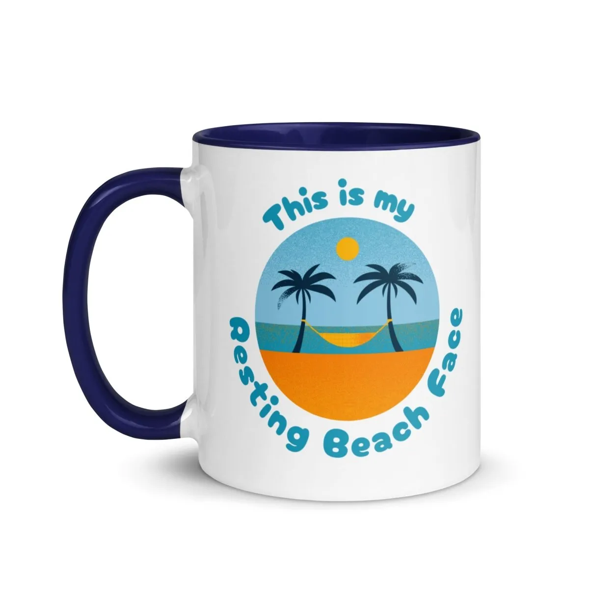 Resting Beach Face Mug