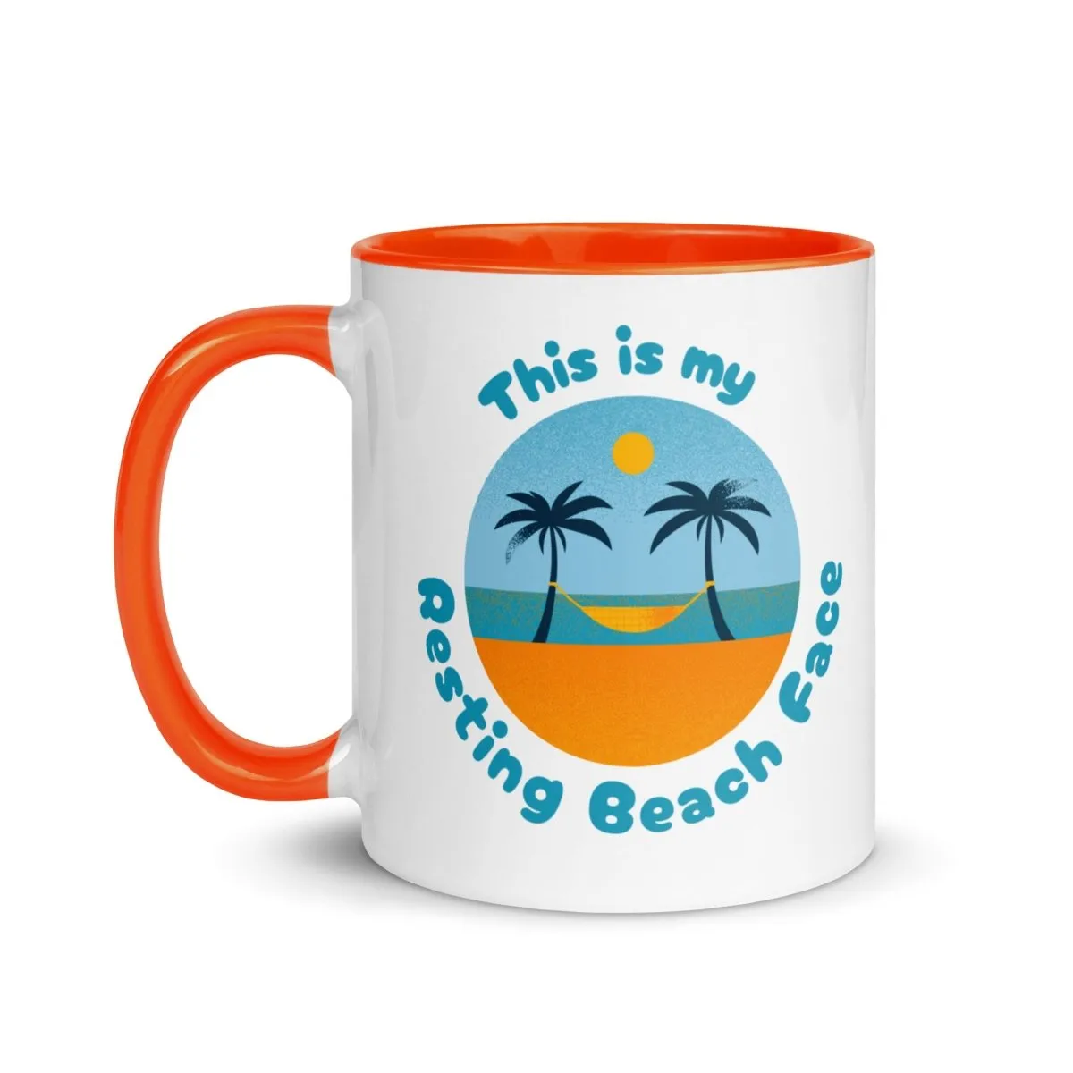 Resting Beach Face Mug