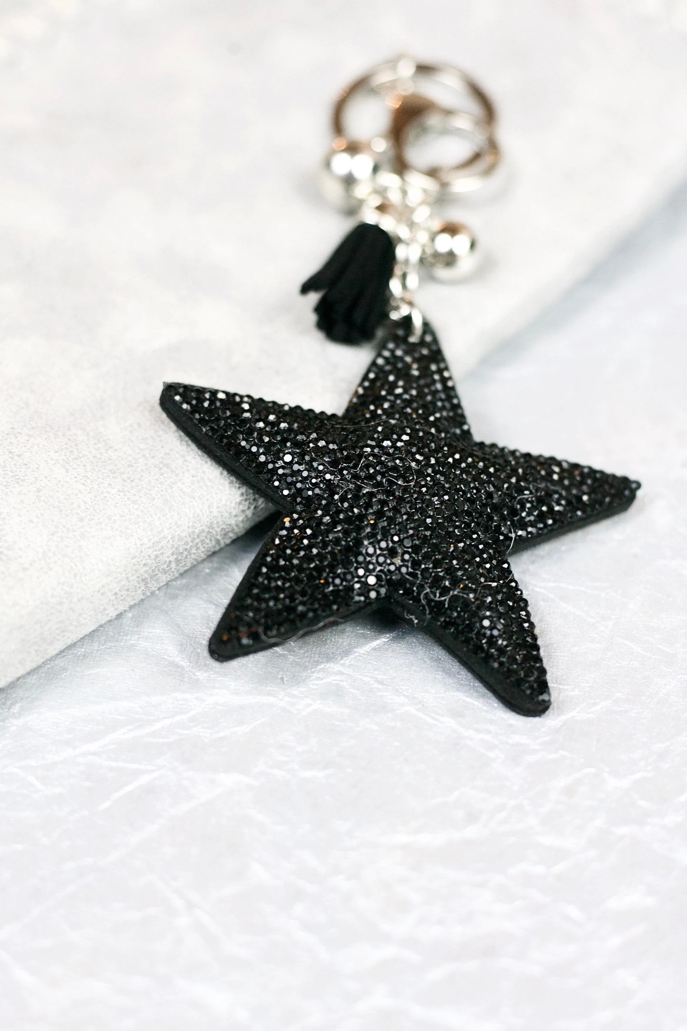 Star Keychain - Black