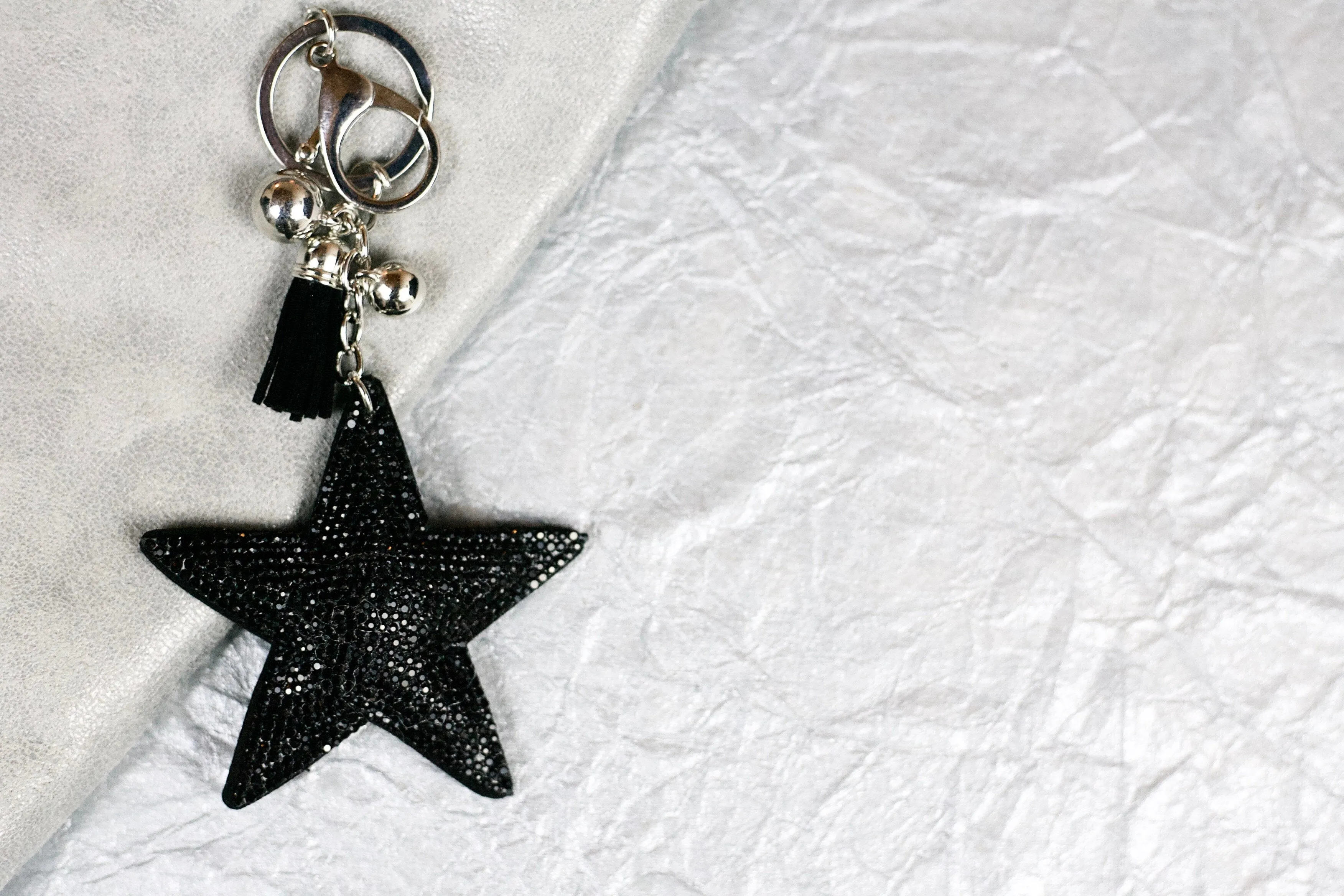 Star Keychain - Black