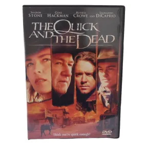 The Quick and the Dead Movie DVD Stone, Hackman, Crowe, DeCaprio