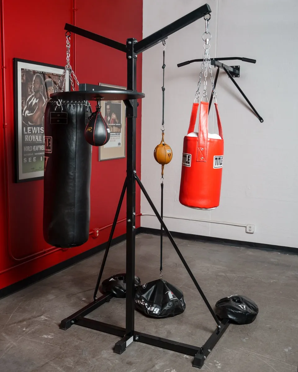 TITLE Boxing 4-Score Punching Bag Stand (Without Punching Bags)