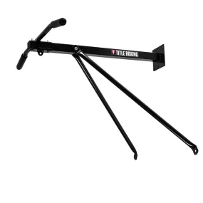 TITLE Boxing Deluxe Wall Mount Pull-Up Bar & Bag Hanger