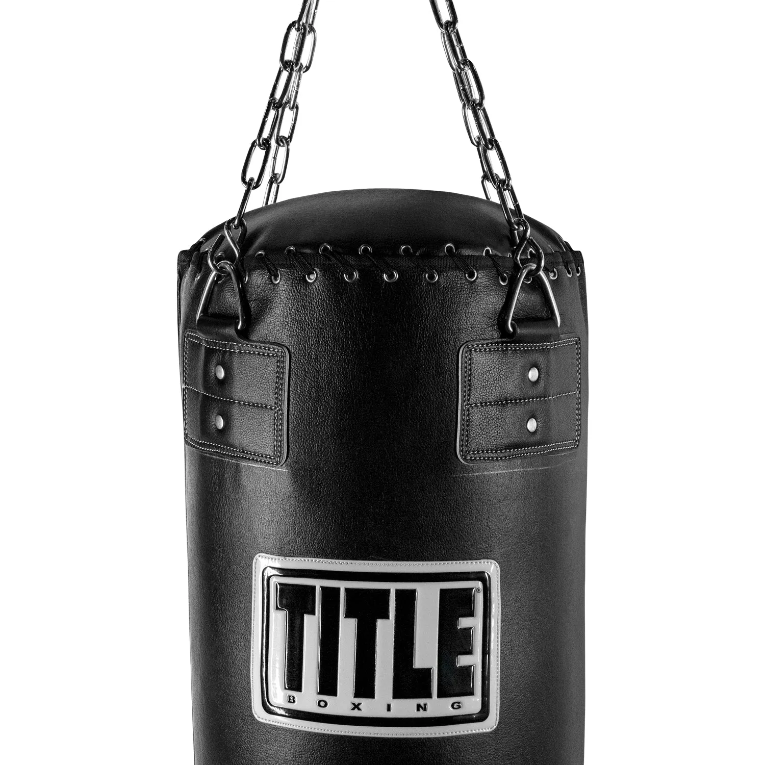 TITLE Boxing Professional Choice 125lb Leather Heavy Bag