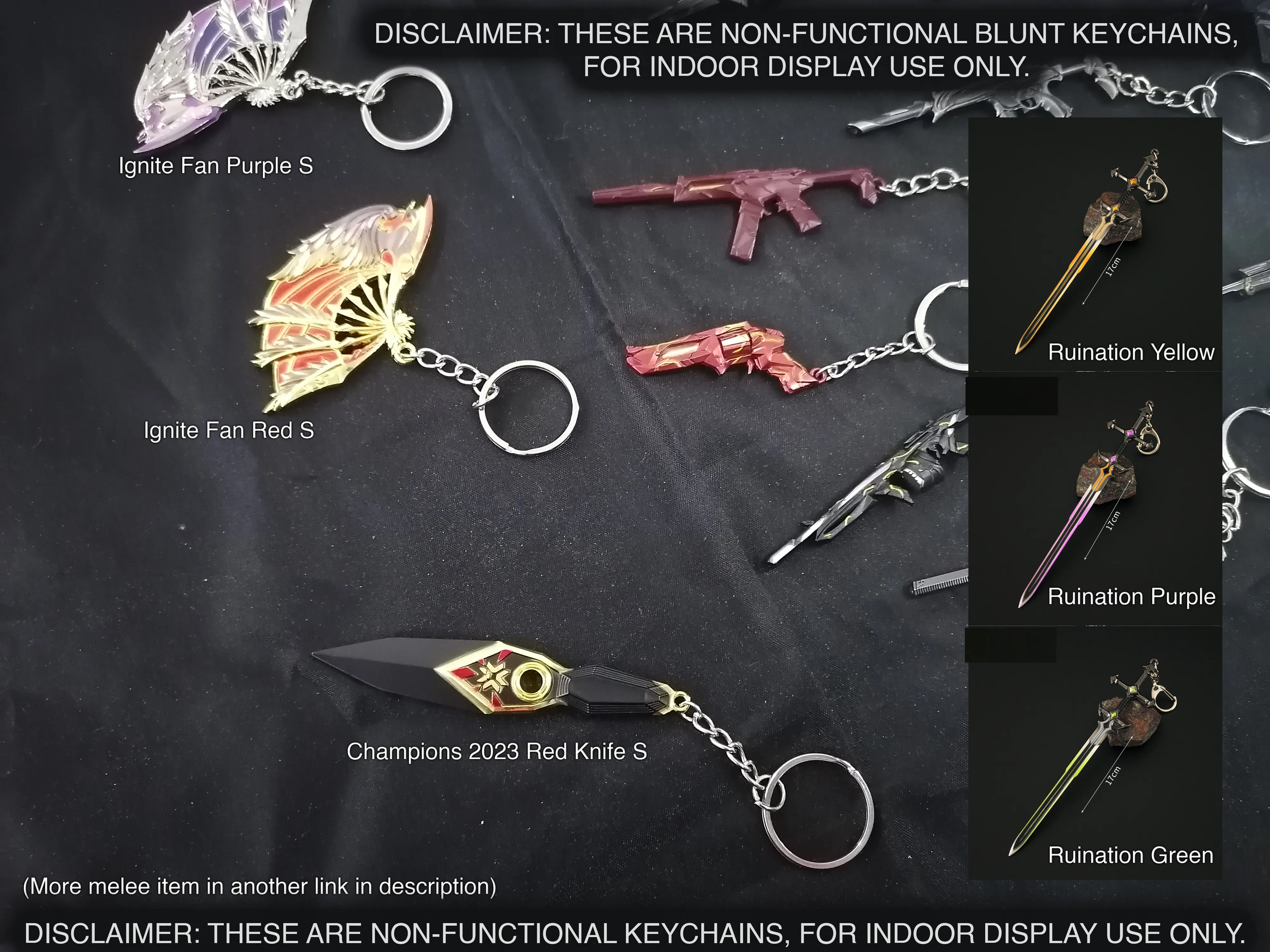 Valorant Keychains Blunt Prop Cosplay Fanart Display (etsy)