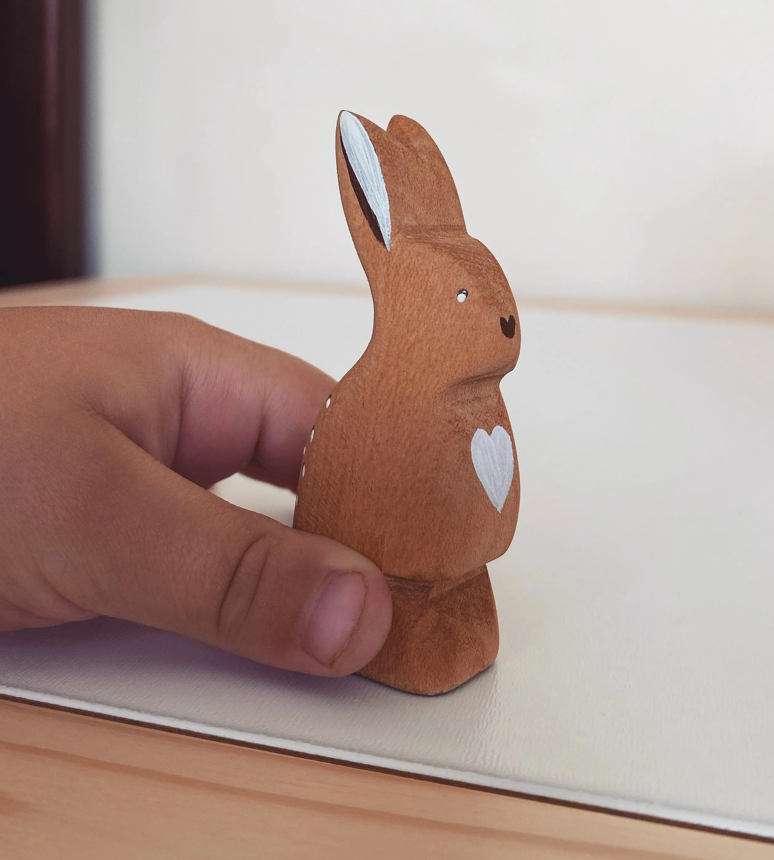 Wooden Careful Rabbit