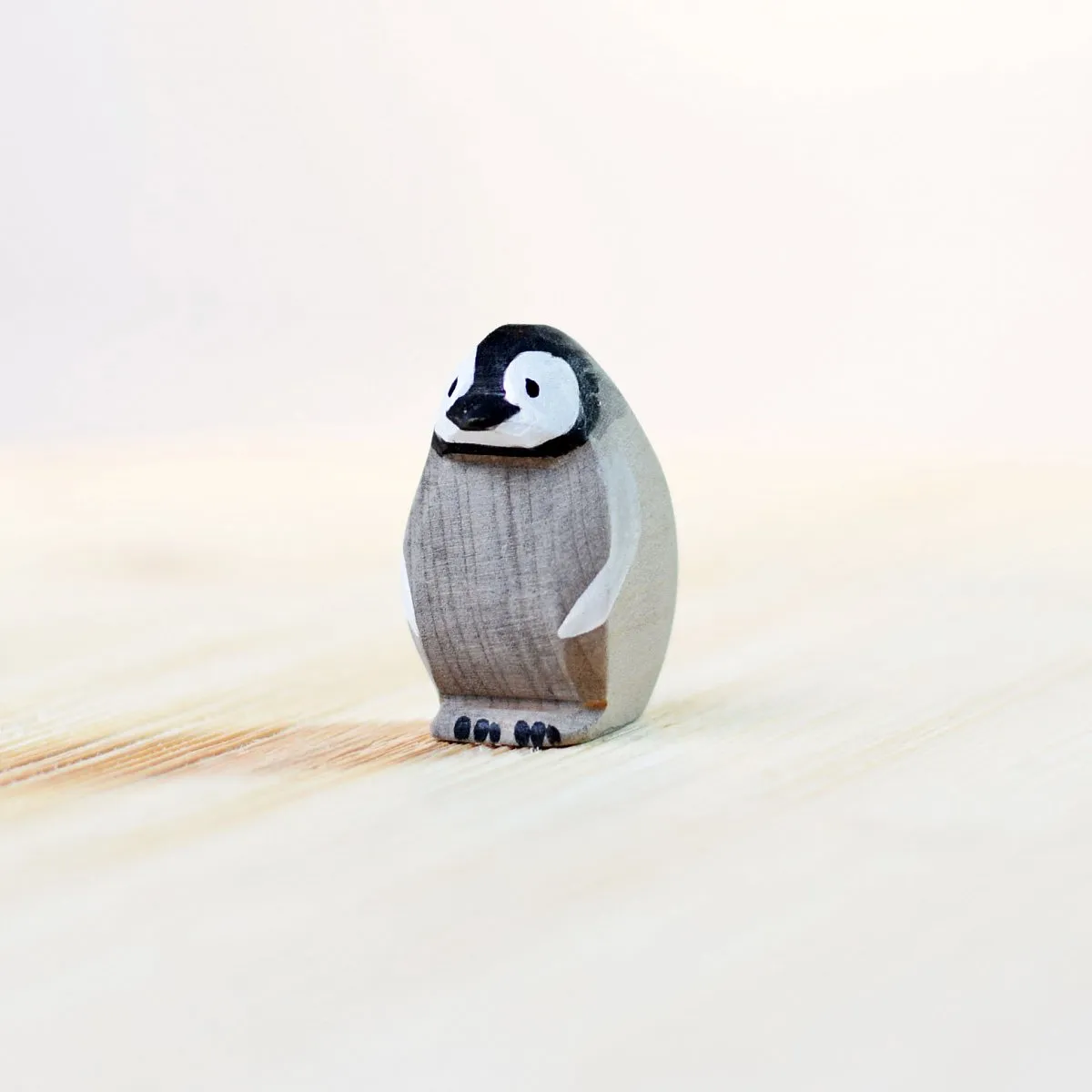 Wooden Penguin Chick