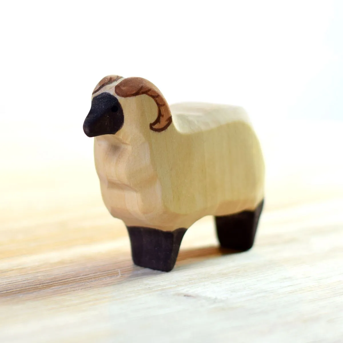 Wooden Ram Standing