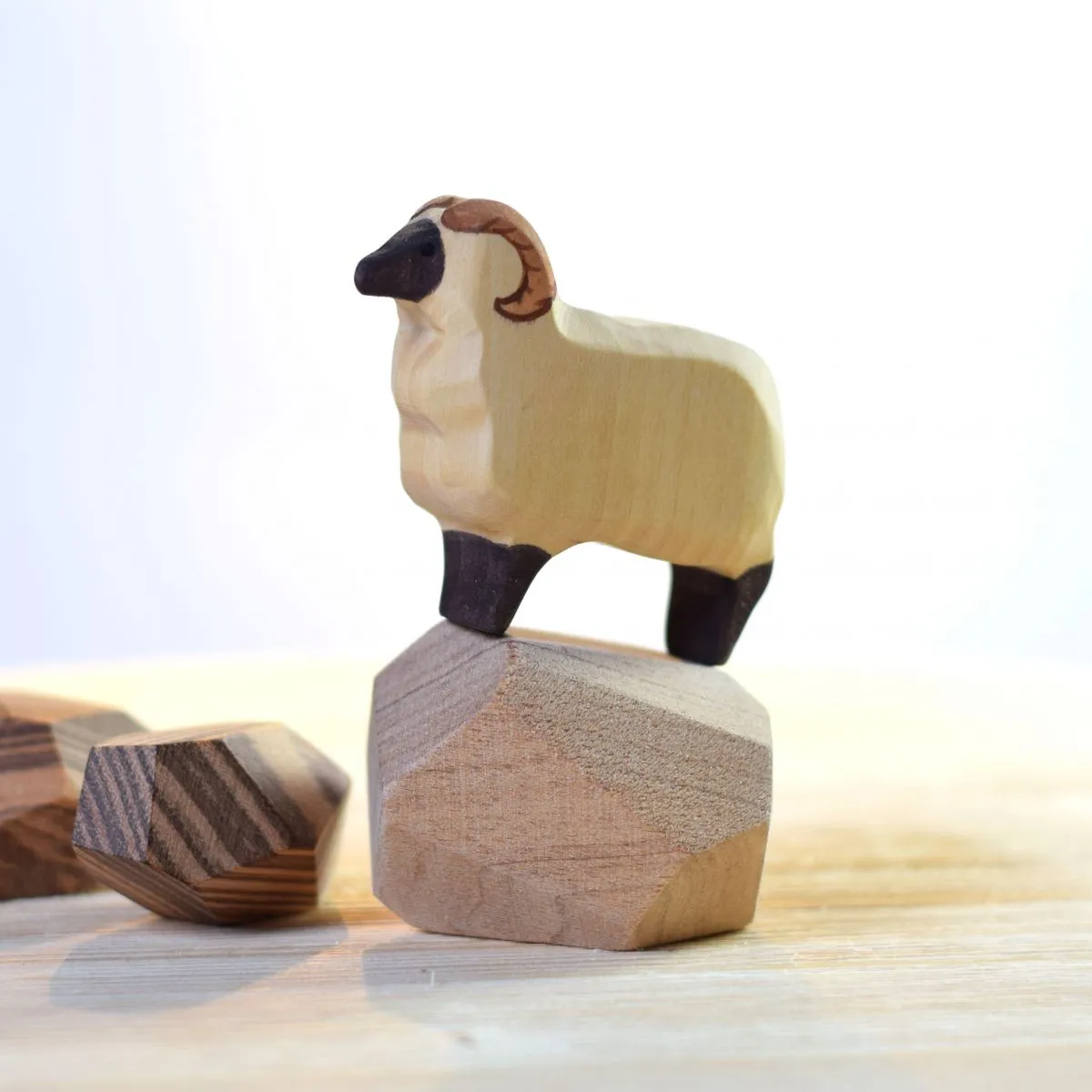 Wooden Ram Standing