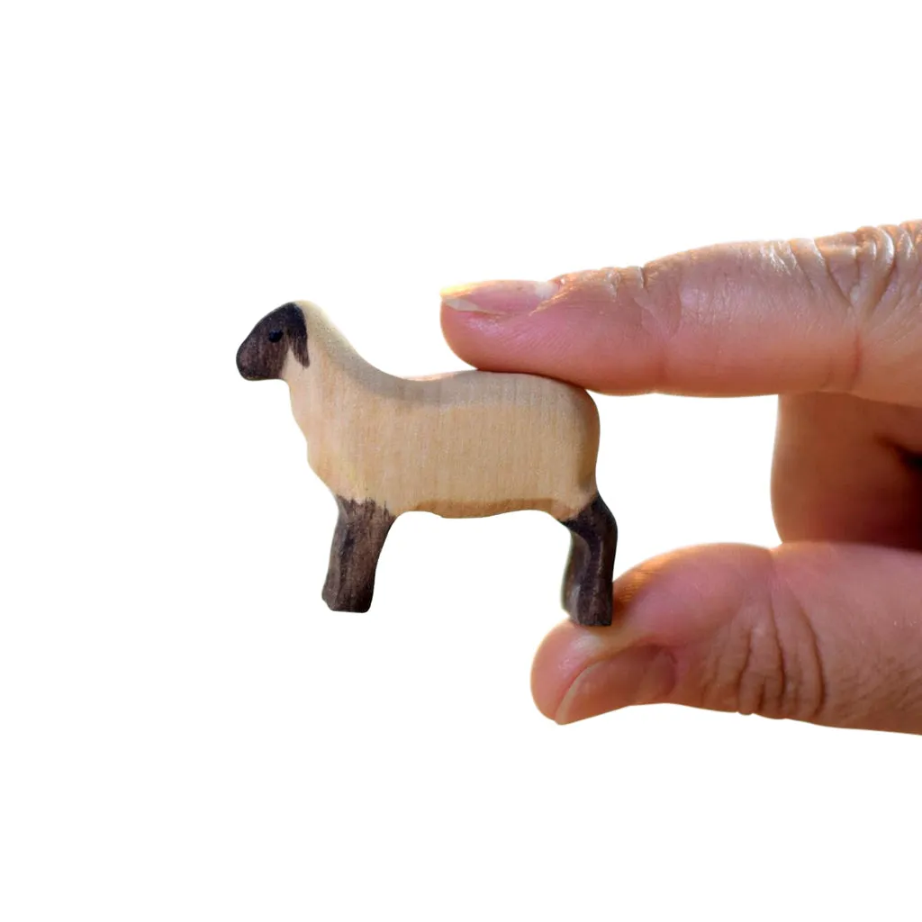 Wooden Running Lamb