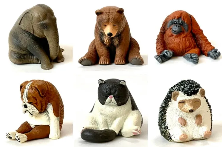 X 70881 SLEEPY ANIMAL FIGURINES Vol. 1-DISCONTINUED